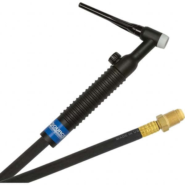 PRO-SOURCE - 200 Amp 12-1/2' Rubber Outfit 26V Air Cooled TIG Welding Torch Kit - Apex Tool & Supply