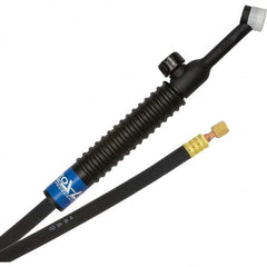 PRO-SOURCE - 80 Amp 12-1/2' Rubber Outfit 24V Air Cooled TIG Welding Torch Kit - Apex Tool & Supply