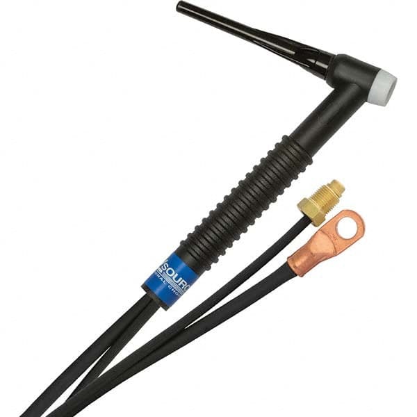 PRO-SOURCE - 150 Amp 25' Rubber Outfit 17F Air Cooled TIG Welding Torch Kit - Apex Tool & Supply