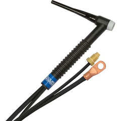 PRO-SOURCE - 150 Amp 12-1/2' Rubber Outfit 17F Air Cooled TIG Welding Torch Kit - Apex Tool & Supply