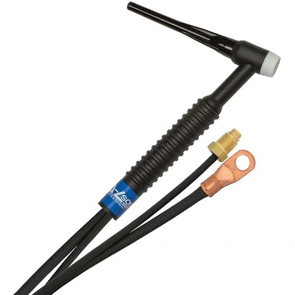 PRO-SOURCE - 150 Amp 25' Rubber Outfit 17 Air Cooled TIG Welding Torch Kit - Apex Tool & Supply