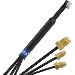 PRO-SOURCE - 180 Amp 12-1/2' Rubber Outfit 24WN Water Cooled TIG Welding Torch Kit - Apex Tool & Supply