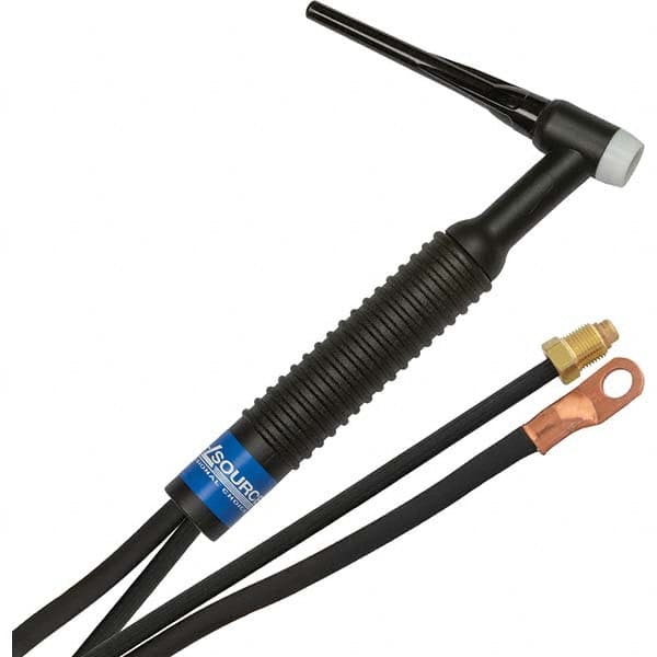 PRO-SOURCE - 200 Amp 25' Rubber Outfit 26F Air Cooled TIG Welding Torch Kit - Apex Tool & Supply