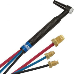 PRO-SOURCE - 250 Amp 12-1/2' Rubber Outfit 20M Water Cooled TIG Welding Torch Kit - Apex Tool & Supply