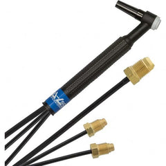 PRO-SOURCE - 250 Amp 12-1/2' Rubber Outfit 20F Water Cooled TIG Welding Torch Kit - Apex Tool & Supply