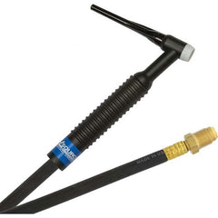 PRO-SOURCE - 200 Amp 12-1/2' Rubber Outfit 26F Air Cooled TIG Welding Torch Kit - Apex Tool & Supply