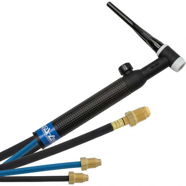 PRO-SOURCE - 350 Amp 25' Rubber Outfit 18V Water Cooled TIG Welding Torch Kit - Apex Tool & Supply
