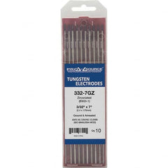 PRO-SOURCE - Tungsten Electrodes Type: Zirconiated Diameter (Inch): 3/32 - Apex Tool & Supply