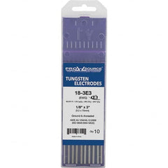 PRO-SOURCE - Tungsten Electrodes Type: E3 Diameter (Inch): 1/8 - Apex Tool & Supply