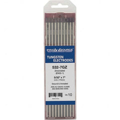 PRO-SOURCE - Tungsten Electrodes Type: Zirconiated Diameter (Inch): 5/32 - Apex Tool & Supply