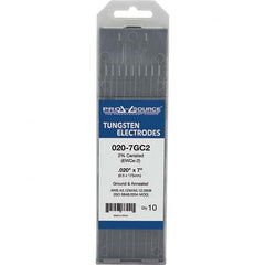 PRO-SOURCE - Tungsten Electrodes Type: 2% Ceriated Diameter (Inch): 0.020 - Apex Tool & Supply