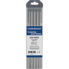 PRO-SOURCE - Tungsten Electrodes Type: 2% Ceriated Diameter (Inch): 3/16 - Apex Tool & Supply