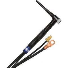 PRO-SOURCE - 150 Amp 12-1/2' Rubber Outfit 17FMT Air Cooled TIG Welding Torch Kit - Apex Tool & Supply