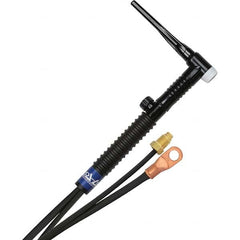 PRO-SOURCE - 150 Amp 12-1/2' Rubber Outfit 17FVMT Air Cooled TIG Welding Torch Kit - Apex Tool & Supply
