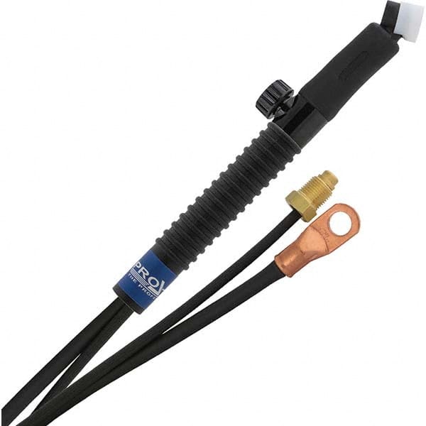 PRO-SOURCE - 80 Amp 25' Rubber Outfit 24FMT Air Cooled TIG Welding Torch Kit - Apex Tool & Supply