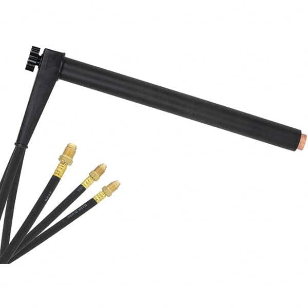 PRO-SOURCE - 500 Amp 25' Rubber Outfit 27B Water Cooled TIG Welding Torch Kit - Apex Tool & Supply