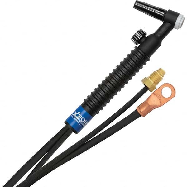 PRO-SOURCE - 125 Amp 25' Rubber Outfit 9V Air Cooled TIG Welding Torch Kit - Apex Tool & Supply