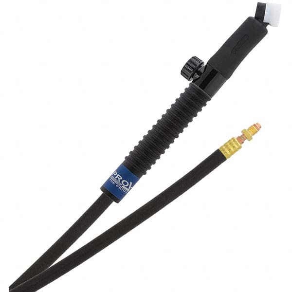PRO-SOURCE - 80 Amp 12-1/2' Rubber Outfit 24FVMT Air Cooled TIG Welding Torch Kit - Apex Tool & Supply