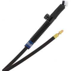 PRO-SOURCE - 80 Amp 12-1/2' Rubber Outfit 24FVMT Air Cooled TIG Welding Torch Kit - Apex Tool & Supply