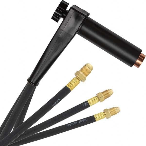 PRO-SOURCE - 500 Amp 3' Rubber Outfit 27A Water Cooled TIG Welding Torch Kit - Apex Tool & Supply