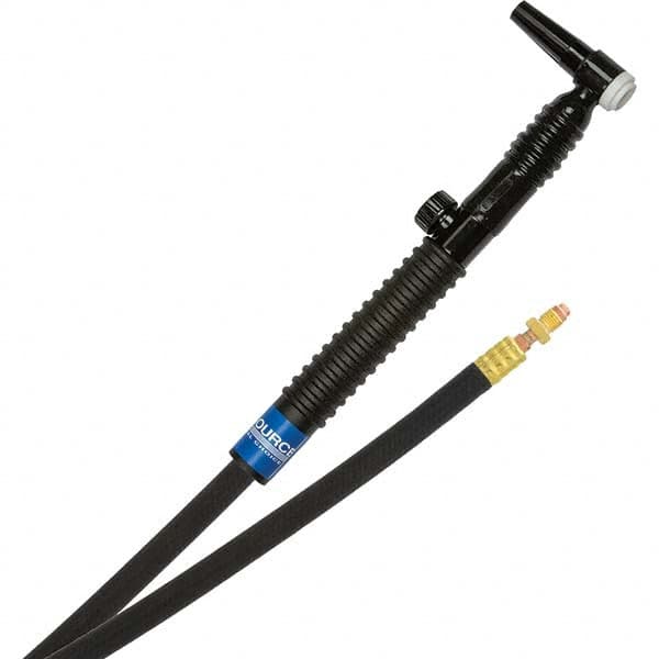 PRO-SOURCE - 125 Amp 12-1/2' Rubber Outfit 9FVMT Air Cooled TIG Welding Torch Kit - Apex Tool & Supply