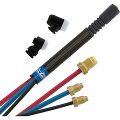 PRO-SOURCE - 250 Amp 25' Rubber Outfit 225M Air Cooled TIG Welding Torch Kit - Apex Tool & Supply