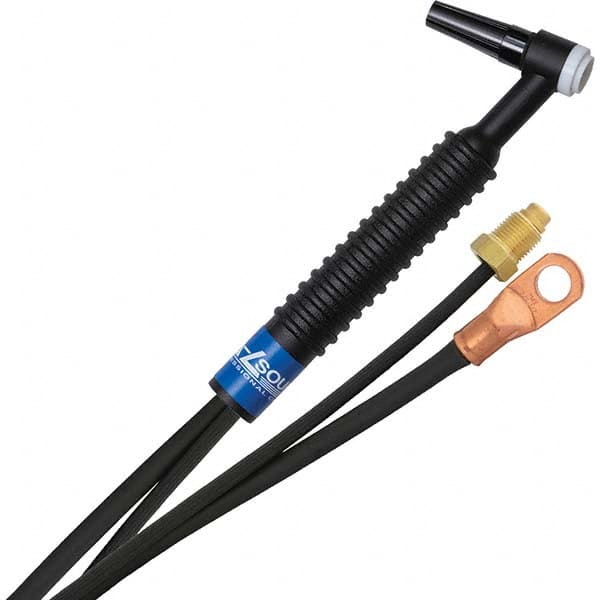 PRO-SOURCE - 125 Amp 12-1/2' Rubber Outfit 9 Air Cooled TIG Welding Torch Kit - Apex Tool & Supply