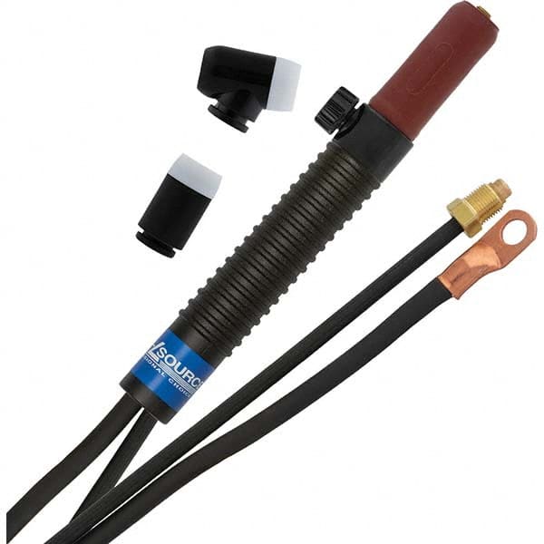 PRO-SOURCE - 200 Amp 12-1/2' Rubber Outfit 200M Air Cooled TIG Welding Torch Kit - Apex Tool & Supply