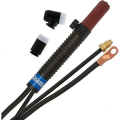 PRO-SOURCE - 200 Amp 12-1/2' Rubber Outfit 200M Air Cooled TIG Welding Torch Kit - Apex Tool & Supply