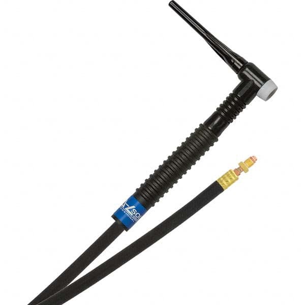 PRO-SOURCE - 150 Amp 12-1/2' Rubber Outfit 17FMT Air Cooled TIG Welding Torch Kit - Apex Tool & Supply