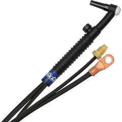 PRO-SOURCE - 125 Amp 25' Rubber Outfit 9FV Air Cooled TIG Welding Torch Kit - Apex Tool & Supply