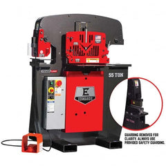Edwards Manufacturing - Ironworkers Throat Depth (Inch): 7-1/2 Punching Pressure (Ton): 55 - Apex Tool & Supply