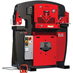 Edwards Manufacturing - Ironworkers Throat Depth (Inch): 11 Punching Pressure (Ton): 100 - Apex Tool & Supply