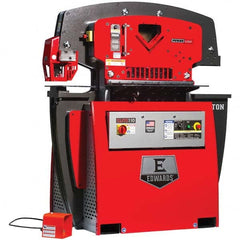 Edwards Manufacturing - Ironworkers Throat Depth (Inch): 11-3/4 Punching Pressure (Ton): 110 - Apex Tool & Supply