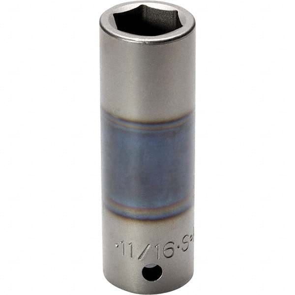 SK - Impact Sockets Drive Size (Inch): 1/2 Size (Inch): 11/16 - Apex Tool & Supply