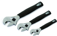 3 Piece Ratcheting Adjustable Wrench Set - Apex Tool & Supply