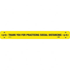 NMC - "Thank You for Practicting Social Distancing" Adhesive-Backed Floor Sign - Apex Tool & Supply