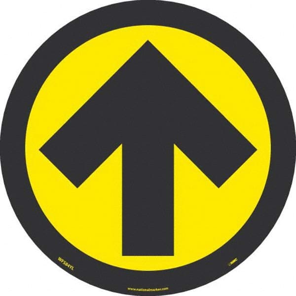 NMC - "Blank" Adhesive-Backed Floor Sign - Apex Tool & Supply