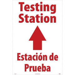 NMC - Cone & A Frame Floor Signs Shape: A-Frame Type: Security & Admittance - Apex Tool & Supply