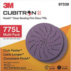 3M - Hook & Loop Discs Abrasive Type: Film Disc Disc Diameter (Inch): 5 - Apex Tool & Supply