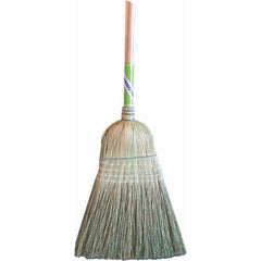 Corn, Lobby & Whisk Brooms; Broom Type: Corn; Block Width (Inch): 10; Bristle Material: Corn; Handle Material: Wood; Bristle Length (Inch): 10; Handle Length (Decimal Inch): 39; Bristle Firmness: Stiff