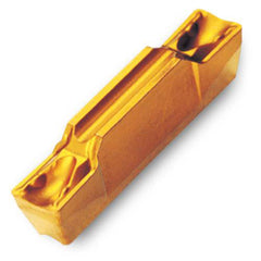 Grooving Insert: TDXUXU-Universal TT6080, Solid Carbide AlTiNTiAlCrNTiN Finish, Neutral, 0.315″ Cutting Width, Series TDXU-E