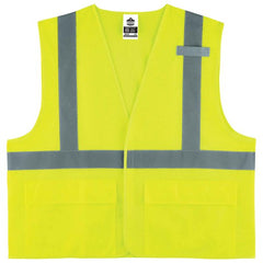 8220HL 4/5 XL Lime Standard Mesh Vest Type R Class 2 - Apex Tool & Supply