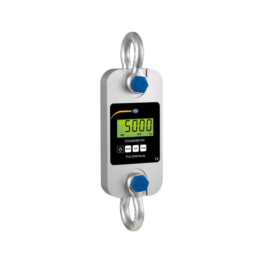 Crane Scales & Hanging Scales; Type: Crane Scale; Capacity (Lb.): 11023.00; Capacity (kg): 5000.0000; Display Type: LCD w/Backlight; Graduation: 2