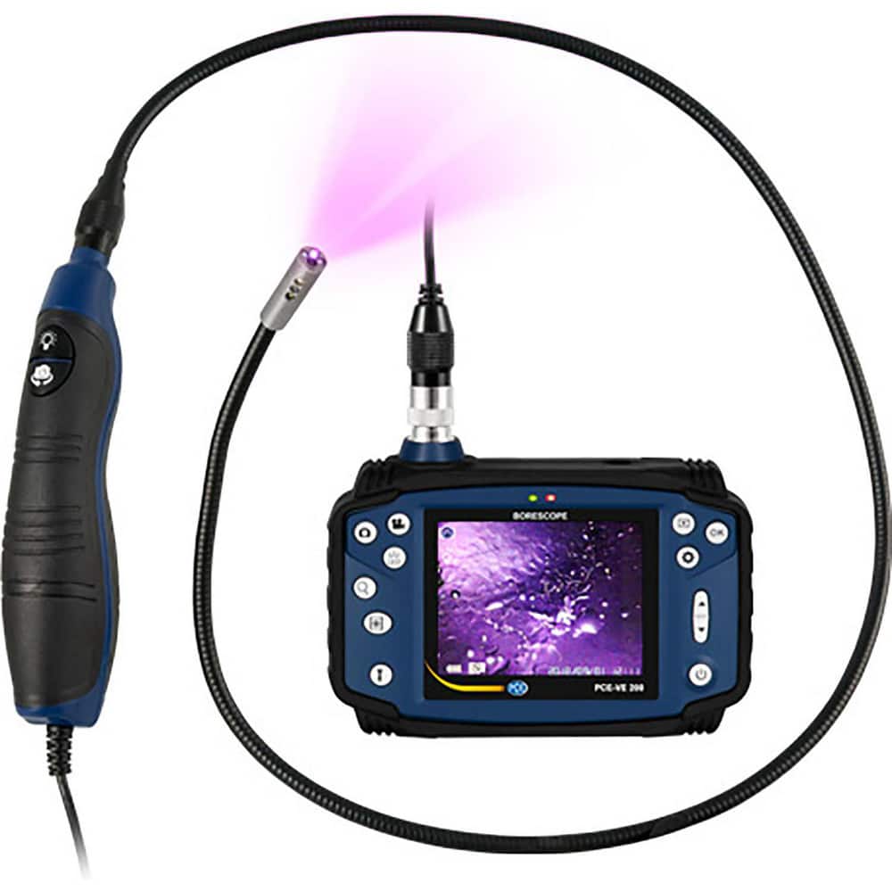 Inspection Cameras & Video Borescopes; Type: Data Logging Video Borescope; Compact Video Borescope; Video Inspection System; Probe Length (Inch): 1.00; Probe Diameter (Inch): 10 mm; Magnification: 4x; Field Of View: 90.000; Wireless Connection: No; Shaft