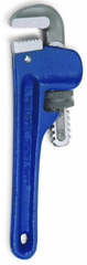 2-9/16" Pipe Capacity - 14" OAL - Cast Iron Heavy Duty Pipe Wrench - Apex Tool & Supply