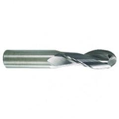 5/16 TuffCut AL 2 Fl Ctr Cut Ball Al End Mill - Apex Tool & Supply