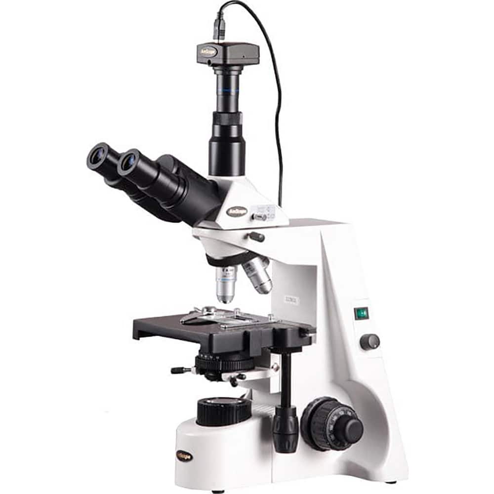 Microscopes; Microscope Type: Compound; Eyepiece Type: Trinocular; Image Direction: Upright; Eyepiece Magnification: 10x; Maximum Magnification: 40x