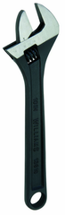 2-1/16" Opening - 18" OAL - Black Adjustable Wrench - Polished Head - Apex Tool & Supply