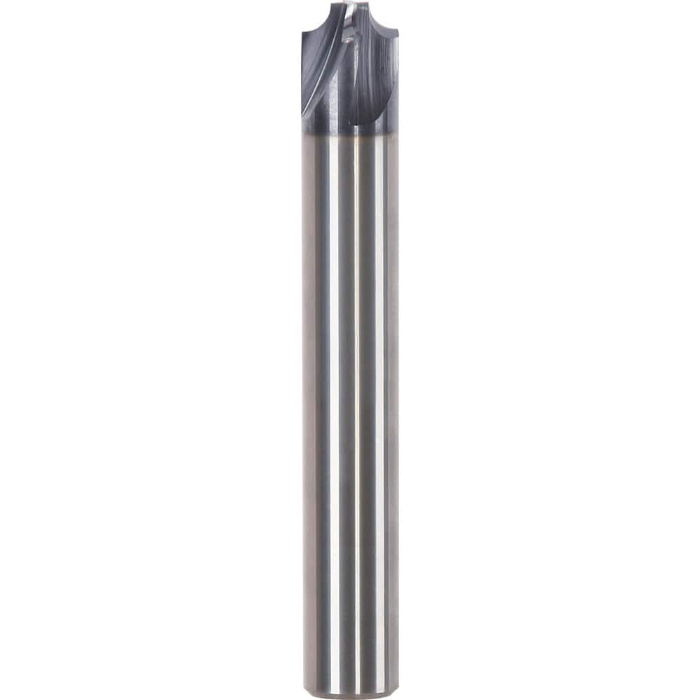 Chamfer Mills; Number Of Flutes: 4; End Type: Single; Included Centerline Angle: 60; Included Side Angle: 60
